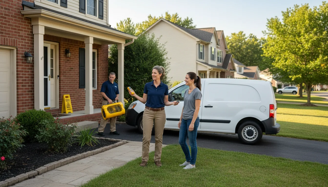 Water restoration image for Home Water Damage Repair in Reed City, MI